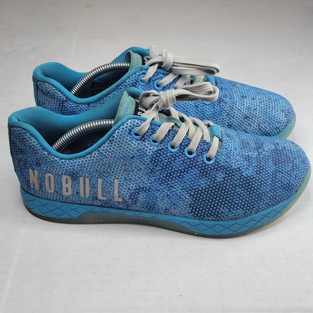 NOBULL Blue Knit Athletic Shoes